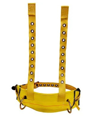 3M DBI-SALA 1003222 Derrick Tongue Buckle Positioning Belt with Tongue Buckle Harness Connector Yellow, X-Large