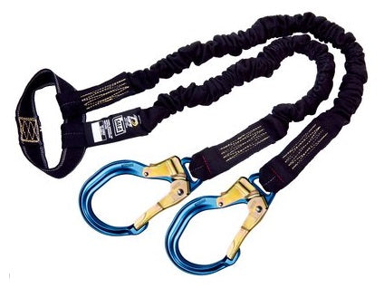 3M DBI SALA 3M DBI-SALA 1244634 ShockWave 2 Arc Flash Web Loop 100% Tie-Off Shock Absorbing Lanyard Black, 6 ft. (1.8m), Lanyards