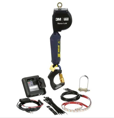 3M DBI SALA 3M DBI-SALA 3100273 Nano-Lok Connected Extended Length Order Picker Self-Retracting Lifeline Kit Web, 11 ft
