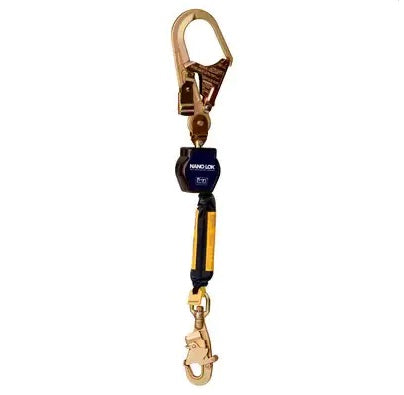 3M DBI SALA 3M DBI-SALA 3101241 Nano-Lok Self Retracting Lifeline with Anchor Hook, Web 6 ft. (1.8 m), Self-retracting Lifelines