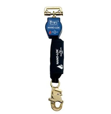 3M DBI SALA 3M DBI-SALA 3101491 Nano-Lok Quick Connect Self Retracting Lifeline - For Hot Work Use 6 ft. (1.8 m)