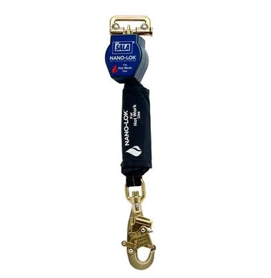 3M DBI SALA 3M DBI-SALA 3101492 Nano-Lok Quick Connect Self Retracting Lifeline for Hot Work Use, Web 6 ft. (1.8m)