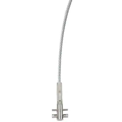 3M DBI-SALA 6106055 Lad-Saf Swaged Cable 3/8 Inch, 7x19, Galvanized Steel, 55 FT