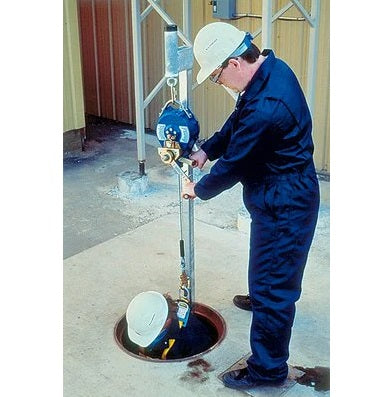 3M DBI SALA 3M DBI-SALA 6116026 Lad-Saf Ladder Anchor Post with Removable Extension Galvanized Steel, Ladder System Accessories
