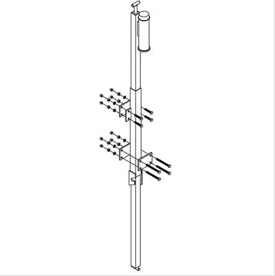 3M DBI SALA 3M DBI-SALA 6116120 Lad-Saf Top Bracket with Telescoping Extension, Ladder System Accessories
