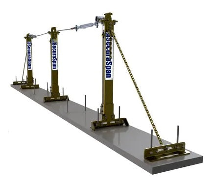 3M DBI SALA 3M DBI-SALA 7400640 SecuraSpan Rebar/Shear Stud Horizontal Lifeline System, Horizontal Lifelines
