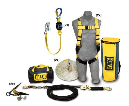 3M DBI-SALA 7611907 2 Person Roofer's Fall Protection Kit