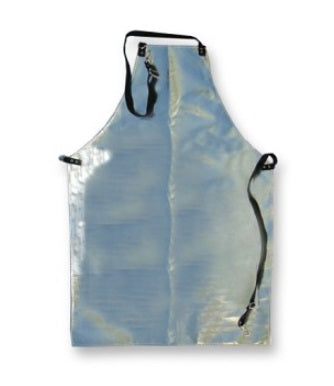 Chicago Protective Apparel 530-AR 30" Aluminized Rayon Bib Apron