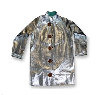 Chicago Protective Apparel 601-AKV 40" Aluminized Para-Aramid Blend Jacket