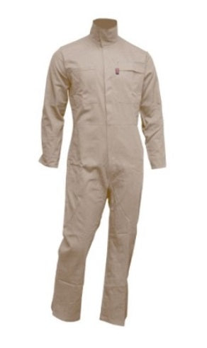 Chicago Protective Apparel 605-FRC-K Khaki FR Cotton Coverall