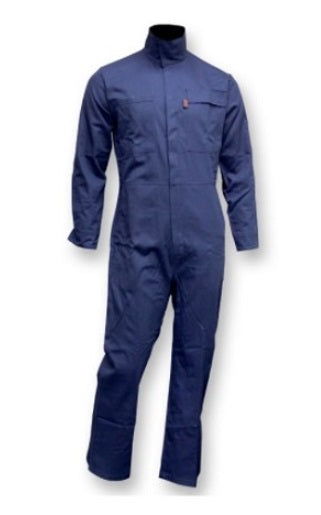 Chicago Protective Apparel 605-FRC-N Navy FR Cotton Coverall