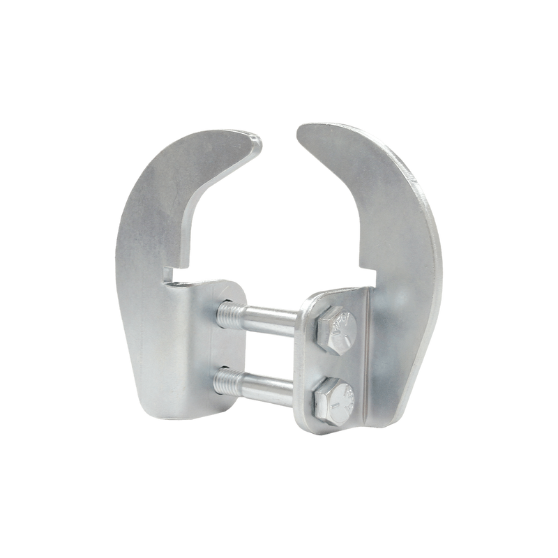 Falltech 630001T SteelGrip I-Beam Stanchion Components Pass-Through Bracket for Intermediate Post, Horizontal Lifelines