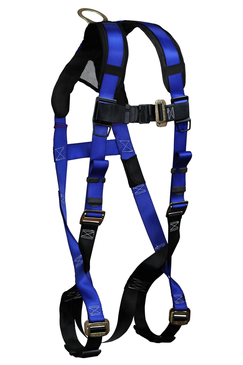 Falltech 7015B Contractor+ FBH 1D Standard Non-belted UniFit MB Legs and Chest, Full Body Harness
