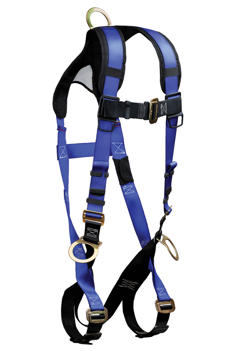 Falltech 7017B Contractor+ FBH 3D Standard Non-belted UniFit MB Legs and Chest, Full Body Harness