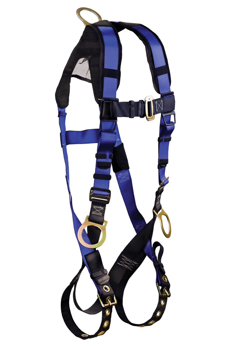 Falltech 7018B Contractor+ FBH 3D Standard Non-belted UniFit TB Legs MB Chest, Full Body Harness