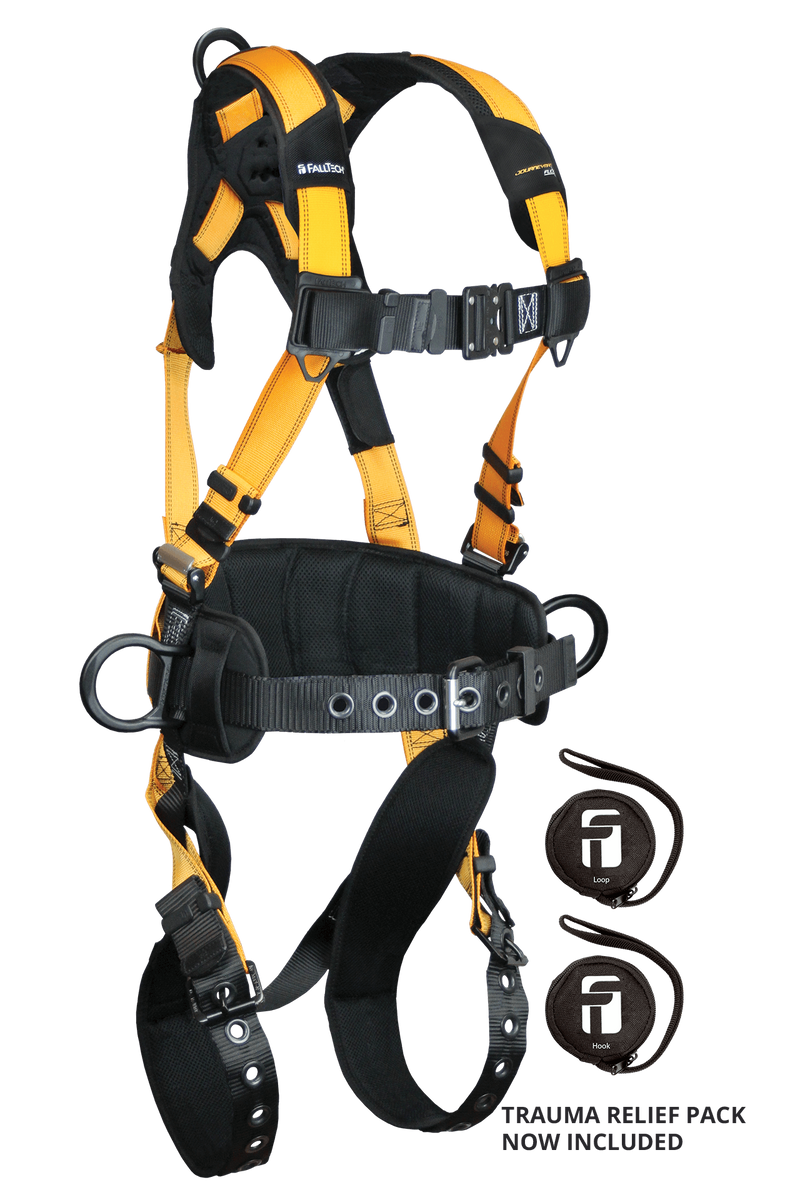 Falltech 7035BS Journeyman FLEX Aluminum 3 D-rings Harness, Full Body Harness