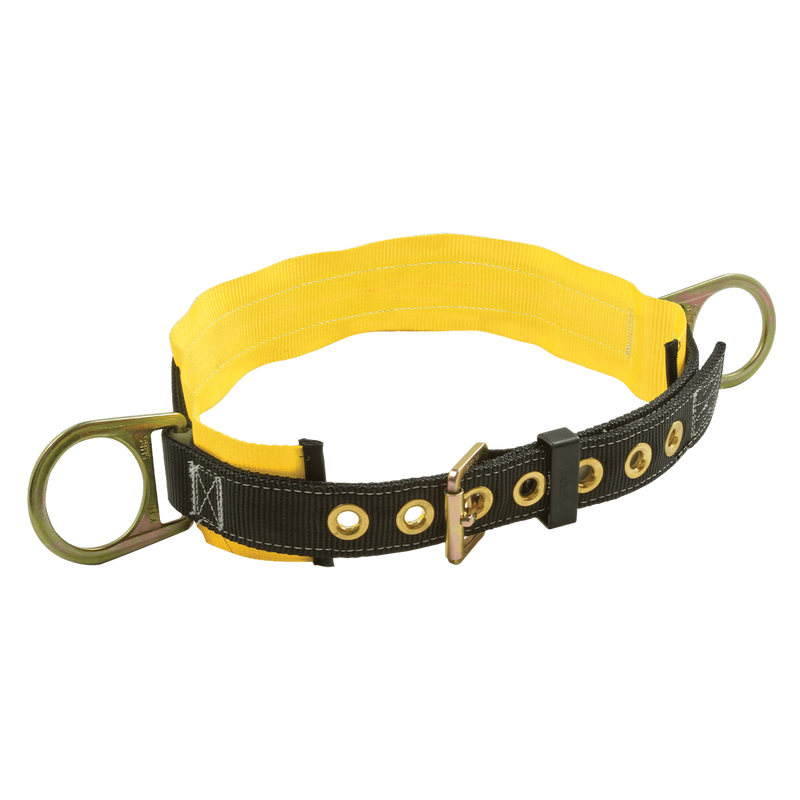 Falltech 7060S Work Positioning Belt Small 2-Hip D-Rings w/Web Waist Support, Body Belts