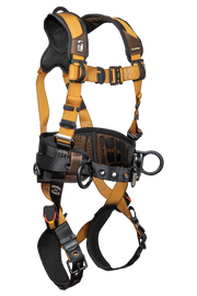 Falltech 7081BS Advanced ComforTech Gel Construction Belted Harness, Full Body Harness