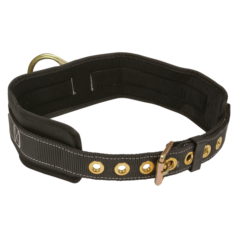 Falltech 7090S Restraint Belt Small 1-Waist/Lumbar D-ring with Pad, Body Belts