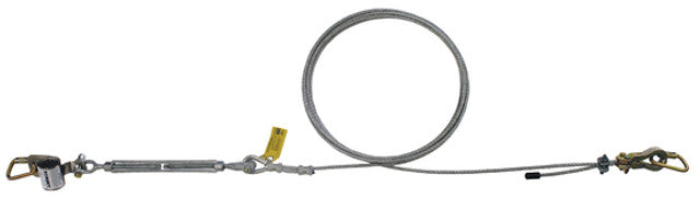 3M DBI-SALA 7403060 Horizontal Lifeline Cable Assembly, Single Span, 60 ft