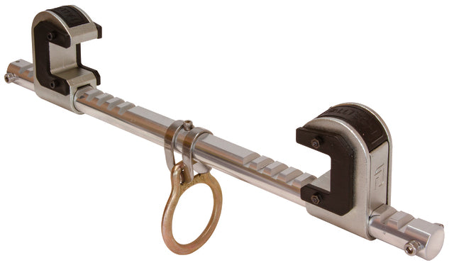 Falltech 7530 Trailing Beam Clamp Dual Ratcheting for Centering on I-beam, Anchorage Connectors