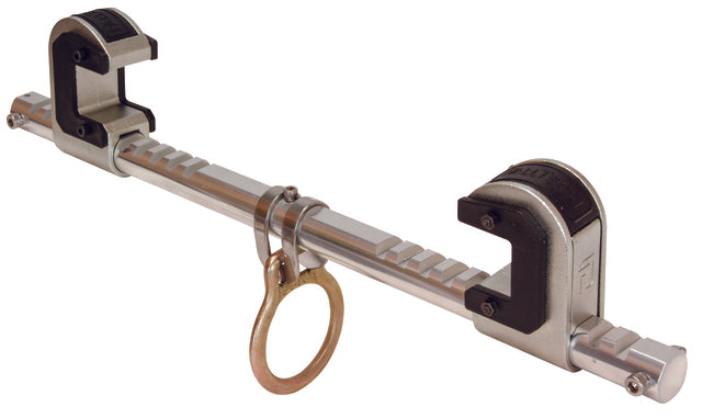 Falltech 7530 Trailing Beam Clamp Dual Ratcheting for Centering on I-beam