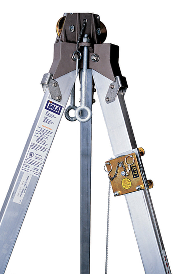 3M DBI SALA 3M DBI-SALA 8003238 Confined Space Tripod Leg Pulley Fits Up To 1/4 in Lifeline