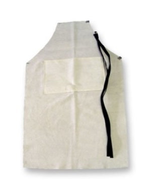 Chicago Protective Apparel 821-CL-COLOR 36" Bib Apron with Plain Belly Patch