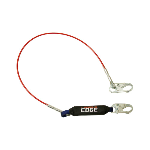 Falltech 8354LE 6' SAL Leading Edge Steel Snaps, Energy Absorbing Lanyard