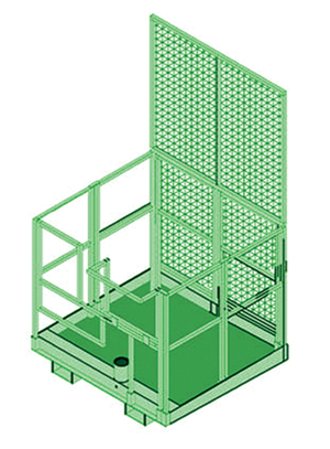 3M DBI SALA 3M DBI-SALA 8510568 Forklift Basket Davit Base, 1 EA, DBI-SALA Confined Space