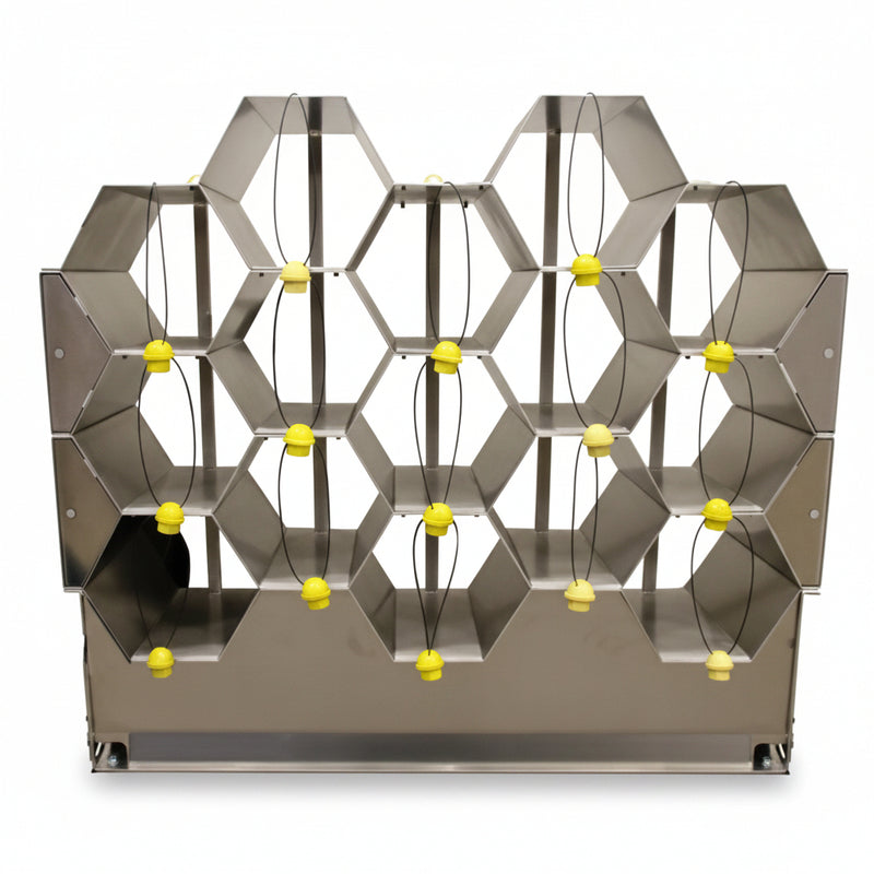 Air Systems International Air Systems AK40-15TS Air Kaddy 15 SCBA Cylinder Storage Rack