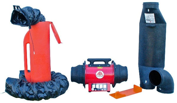 Air Systems International SVF-10EXCUP In Line Explosion Proof Axial Fan, SKU SVF10EXCUP