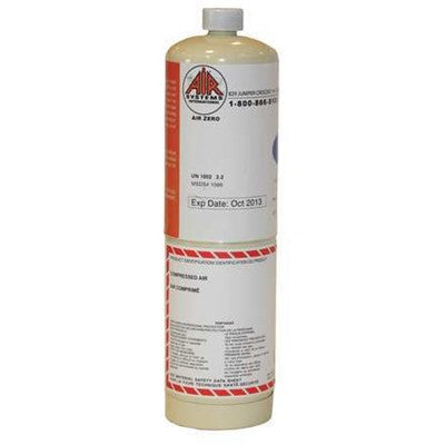 Air Systems International BBG-10 Calibration Gas 10 PPM CO/AIR- 17 LITER