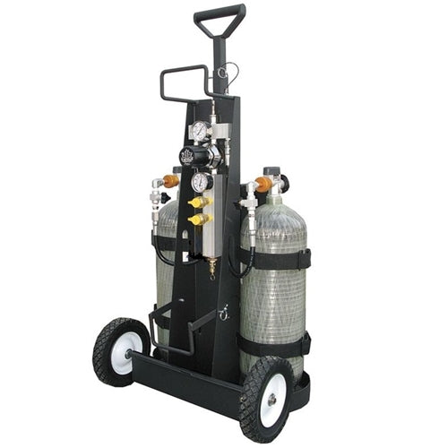 Air Systems International Air Systems MP-2HCYL Air Cylinder Cart, 2 Cylinders, 4500 psi