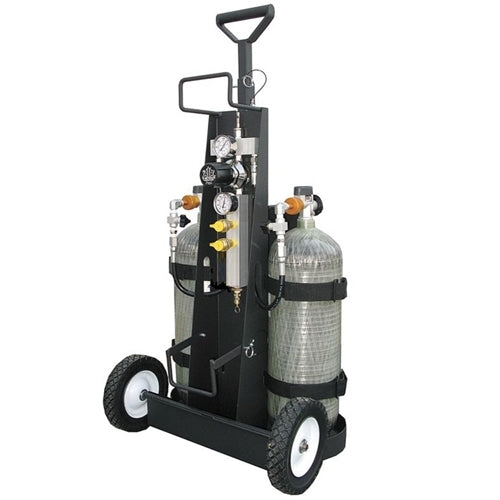 Air Systems MP-2HCYL Air Cylinder Cart, 2 Cylinders, 4500 psi