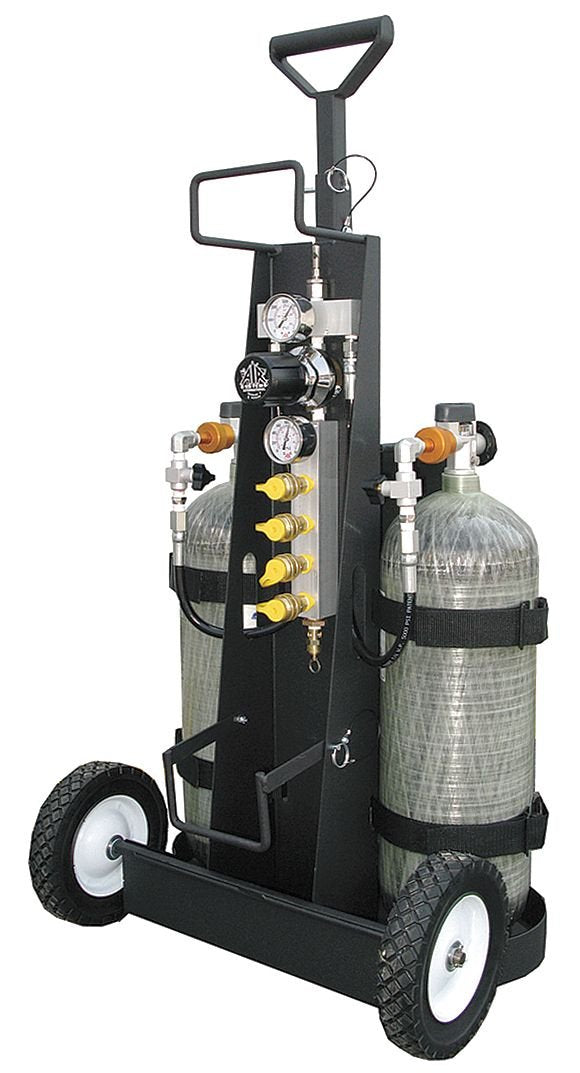 Air Systems International Air Systems MP-2LCYL MULTI-PAK 2 Cylinder Air Cart Manifold CGA-346