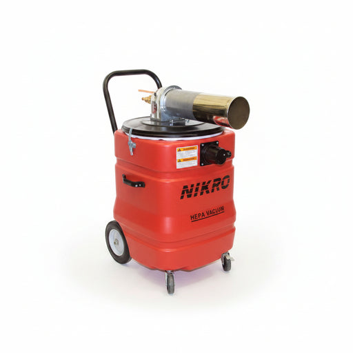 Nikro Industries Inc. NIKRO APD15150 APD 15150 15 Gallon Compressed Air Powered HEPA Vacuum Cleaner, HEPA Filtered Vacuums