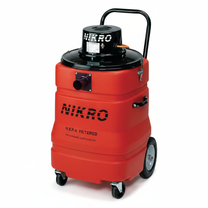 Nikro Industries Inc. NIKRO LV15 LV 15 15 Gallon HEPA Lead Vacuum, HEPA FILTERED LEAD VACUUMS