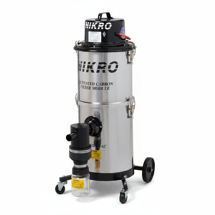 Nikro Industries Inc. NIKRO MV00688-SS MV 00688 SS 6 Gallon Mercury Recovery Vacuum Cleaning Equipment, Mercury Recovery Vacuums