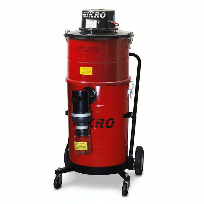 Nikro Industries Inc. NIKRO MV15110-PTD MV 15110 PTD 15 Gallon Mercury Recovery Vacuum Cleaning Equipment, Mercury Recovery Vacuums
