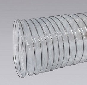 Nikro Industries Inc. Nikro 860147 Heavy Duty Clear PVC Flex Duct 12" x 25 Ft, Air Duct Cleaning Equipment & Supplies