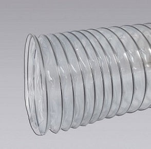 Nikro Industries Inc. Nikro 860245 Heavy Duty Clear PVC Flex Duct 8" x 25 Ft