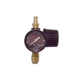 Nikro Industries Inc. Nikro 860493 E70AIR Flow Regulator with Gauge, Compressed Air Cleaning Tools