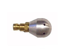 Nikro Industries Inc. Nikro 860500 Aluminum Forward Air Blast Replacement Nozzle, Dual Lock, Compressed Air Cleaning Tools