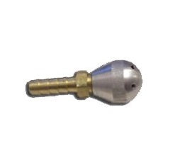 Nikro Industries Inc. Nikro 860759 Aluminum Forward Air Blast Replacement Nozzle, Hose Barb, Compressed Air Cleaning Tools