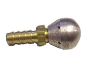 Nikro Industries Inc. Nikro 860761 Aluminum Reverse Air Blast Replacement Nozzle, Hose Barb, Compressed Air Cleaning Tools