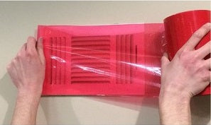 Nikro Industries Inc. Nikro 861432 Duct Mask 8” x 200’ Roll (Red), Patches, Plugs, & Zip Screws