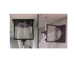 Nikro Industries Inc. Nikro 861630 8" Adjustable Wall and Ceiling Mounting Flange, Air Duct Cleaning Equipment & Supplies
