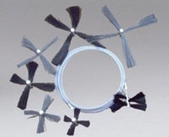 Nikro Industries Inc. Nikro 862045 15 Ft Rotary Brush Cable System With Button Lock Brushes, Brush Systems