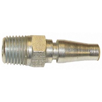 Air Systems International QDSPL4M Plug Schrader 1/4in MPT, MPT Plug